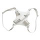 thumbnail image 2 of Cuchillo con doble correa de hombro y doble vaina de cuero PU, accesorio para disfraz blanco, 2 of 9