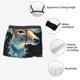thumbnail image 3 of Balery Colorful Stained Glass Deer Calzoncillos bóxer para hombre, ropa interior de algodón suave y transpirable con cinturilla de nailon-XX-Large, 3 of 5