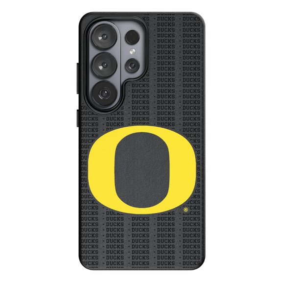 Keyscaper Oregon Ducks Text Backdrop Galaxy Magnetic Bump Case
