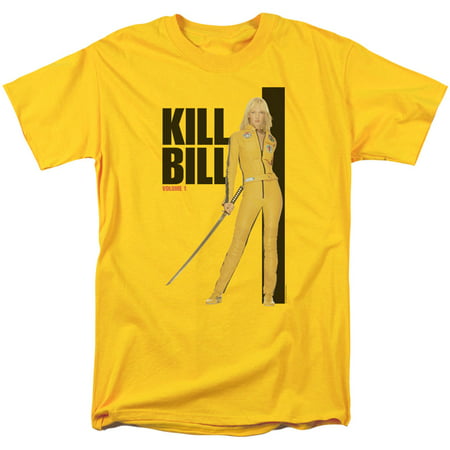 Kill Bill Yellow Suit Poster Adult T-Shirt Yellow Large