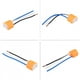 thumbnail image 4 of El Conector de Casquillo de Bombilla Lideró de Cerámica, Adaptador de Enchufe de Faro para H4/9003/HB2, Naranja, 2 UDS., 4 of 7