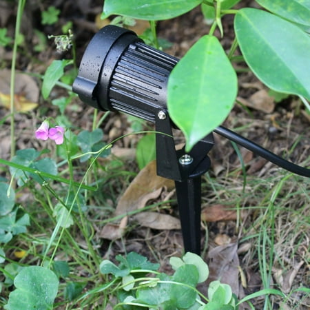 6W 12V AC DC IP65 Black Aluminum LED Lawn Spot Light Lamp High Power RGB Warm/Nature White Outdoor Pond Garden Path CE