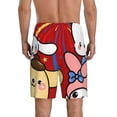 thumbnail image 2 of Sigee Sanrio H for Men's Short Pajama Pants Soft Pants Sleep Pj Sleep Lounge Shorts Bottoms Elastic Waist with Pockets for Men-XX-Large, 2 of 7