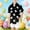 Black, variant on FAOWME Children Kids Boys Blouse Short Sleeve Stand Collar Easter Bunny Print Button Down Comfortable Shirt Top For Holiday Festival Celebration,Black,3-4 Years