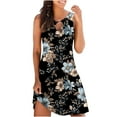 thumbnail image 1 of Vestido sin mangas sin mangas con estampado de verano suelto para mujer OAVQHLG3B Store  lin121212, 1 of 5