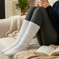 thumbnail image 5 of allydrew Knee High Slouchy Scrunch Socks for Women (Set of 3), White, 5 of 6