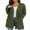 04-C-Army Green, variant on Women's Cardigan Casual Lightweight with Pocketes Long Sleeve Open Front Cardigan Navy Blue L