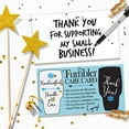 thumbnail image 5 of Tumbler Care Card - Business Thank You Cards - 3.5" x 2" Standard Business Card - Set of 50 - Blank Stationery - Beautiful and Minimalist Business Thank You Cards for Under $10!, 5 of 5