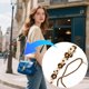 thumbnail image 1 of Handmade Crochet Flower Bag Strap Boho Crossbody Replacement Shoulder Strap Long Woven Floral Purse Strap For Women Colorful Bohemian Style, 1 of 7