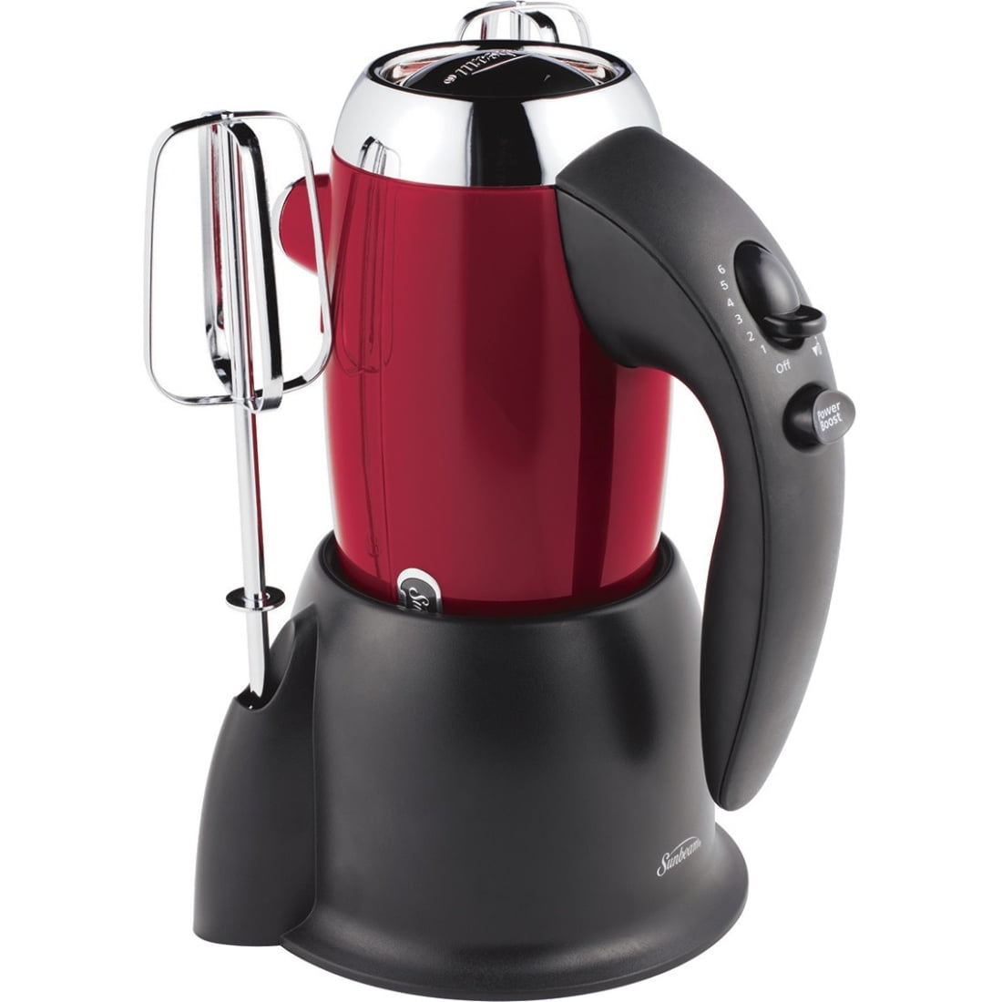 red hand mixer