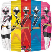17" POWER RANGERS Balloon • Party Supplies Decorations Foil Mylar Balloon