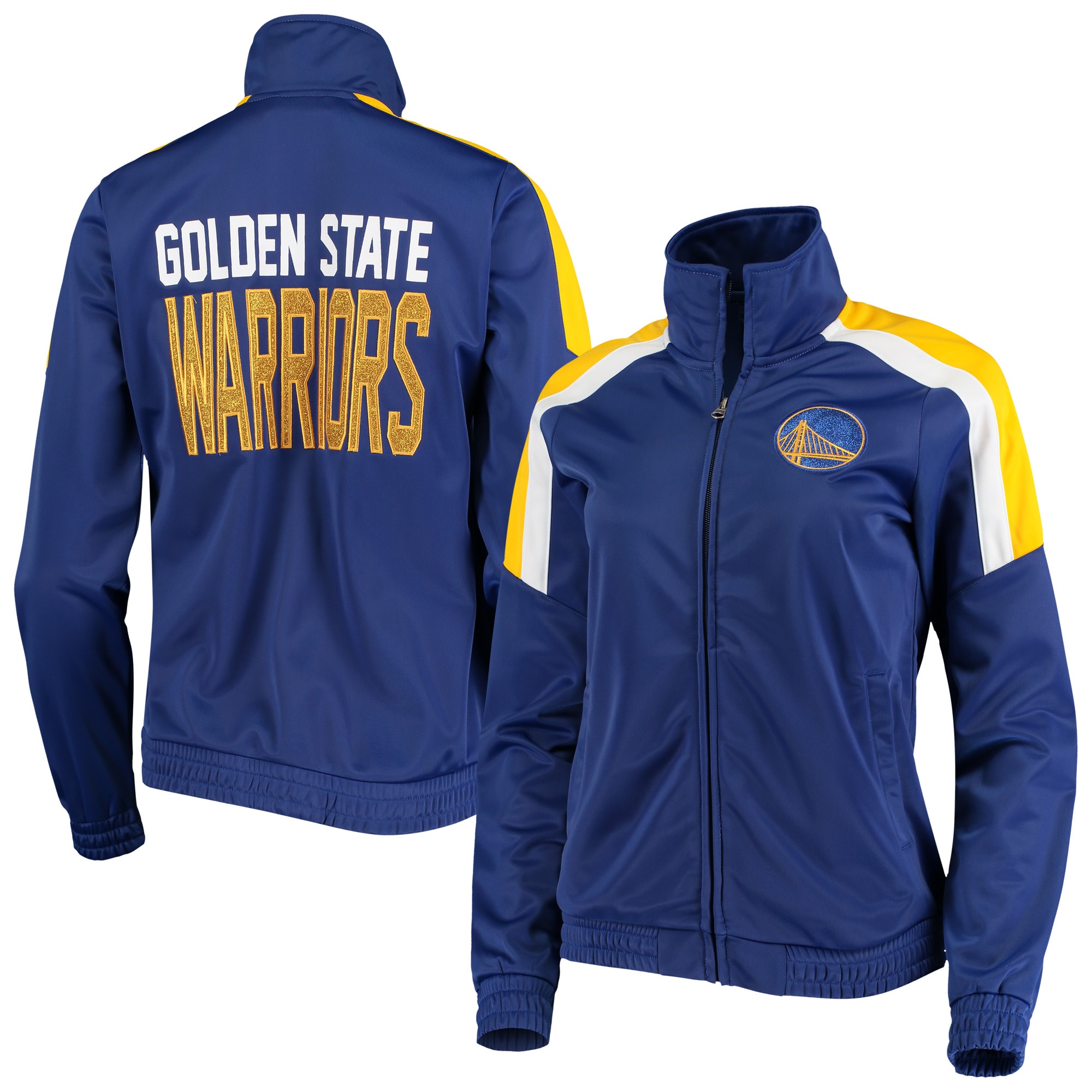 Golden State Warriors G Iii 4her By Carl Banks Women S Jump Shot Full Zip Track Jacket Royal Walmart Com Walmart Com