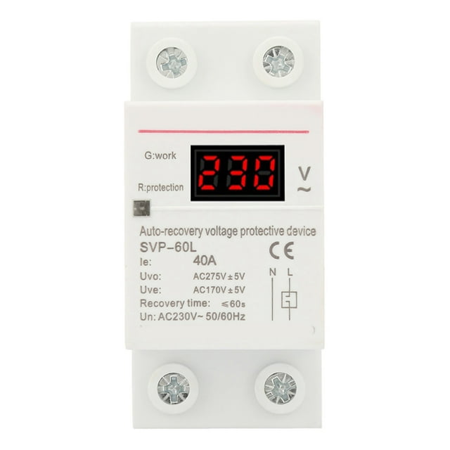 Recuperación de voltaje, dispositivo de reconexión de voltaje de recuperación automática de 230V 40A Protector de sobretensión adaptado a la perfección