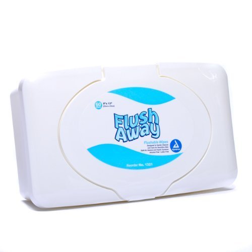 large flushable wipes for adults