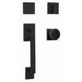 thumbnail image 5 of Weslock 02880-242FR2D Brookside Deadbolt Keyed One Side Handle Set with Mesa Knob, Matte Black, 5 of 6