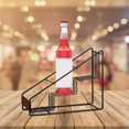 thumbnail image 4 of Coffee Syrup Rack Organizer Coffee Bar Accessories Display for dressing Easily Install Drink Bottle Holder Storage for Syrup, Trapezoidal 3 Grids, 4 of 7
