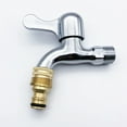 Hongchegh hose Connect Fittings 2 Sets 1/2 inch Brass Hose Connector