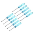 thumbnail image 1 of Uxcell Carbon Steel Mini Phillips Screwdriver Cross Head for Repairing Small Appliances Blue 10 Pcs 0.08'' x 1.77'', 1 of 5