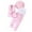 T-332Pink93, variant on MEZZALL Stylish Girls Long Pants With Matching Hat Formal And Casual Wear Elegant Outfit Sets Ensemble Toddler Kids Long Sleeve Children Versatile Clothing Sets