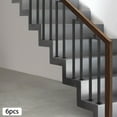 thumbnail image 3 of 6 Pack U-Shape Stair Railing Stair Railing Baluster for Stair Handrail Black, 3 of 13