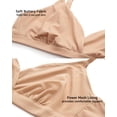 thumbnail image 3 of Bralette INLYRIC Inbarely Triángulo Sin Aros Negro XS, 3 of 7