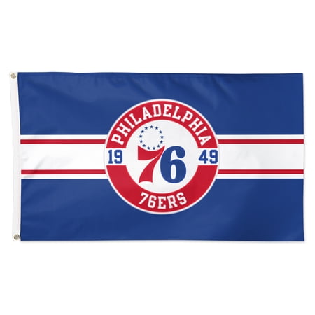 WinCraft Philadelphia 76ers 3 x 5 Applique Flag