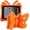 Orange, variant on REQO iPad 9th 8th 7th Generation Case Kids Girls, Cute Butterfly Shockproof EVA Foam Super Protection Stand Cover for iPad 2021 2020 2019 10.2" and iPad Air 3 Pro 10.5"