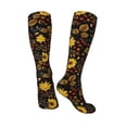 thumbnail image 5 of Lsque Sunflowers Leaves Printed Crew Socks Men's Women's LightWeight Thin Casual Calf Socks ,Knee High Socks,Cotton Socks, 5 of 9