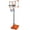 Orange#4, variant on Basketball Hoop Portable Basketball Goal System with Stable Base and Wheels, use for Indoor Outdoor teenagers youth height adjustable 5.6 to 7ft Basketball Hoop 28 Inch Backboard,Basketball Goal