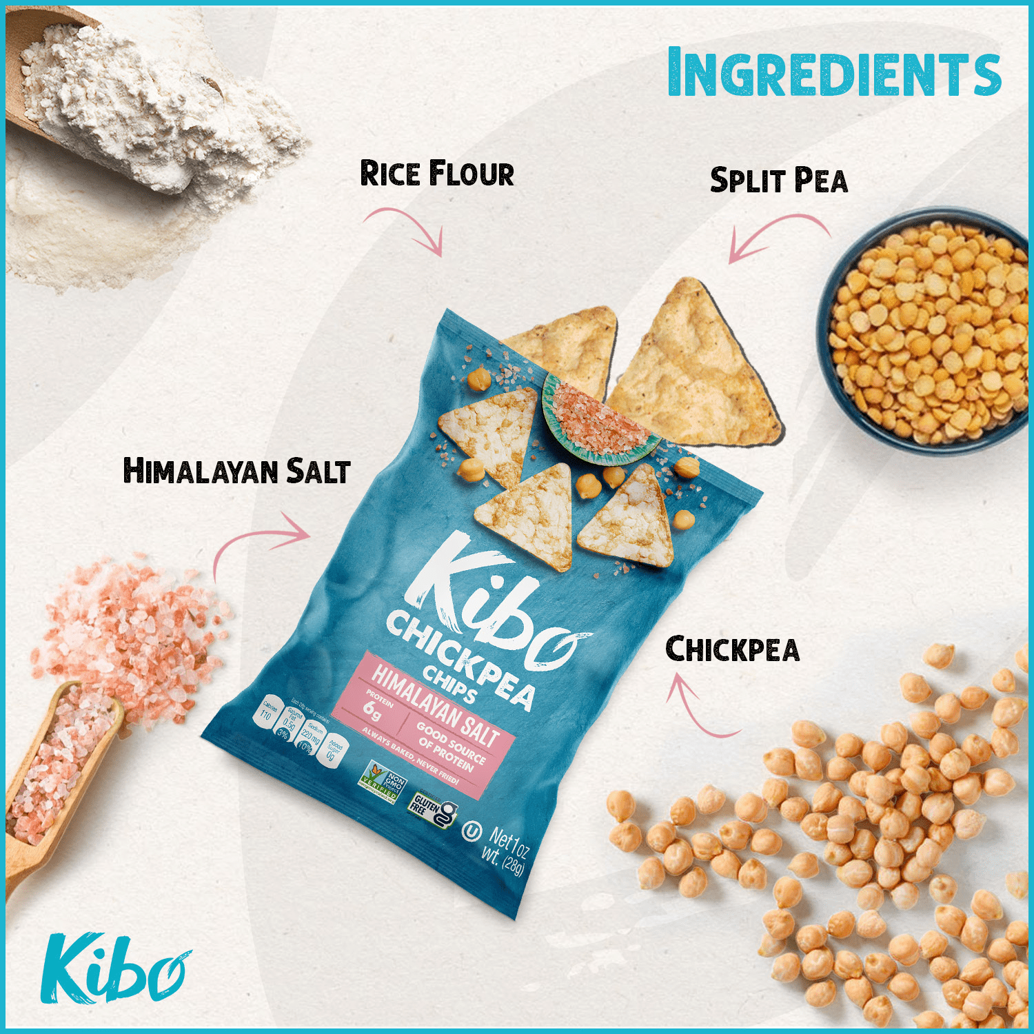Kibo Chickpea Chips Where To Buy Buy 12-Pack Himalayan Salt Chickpea Chips | Gluten-Free, Preservative