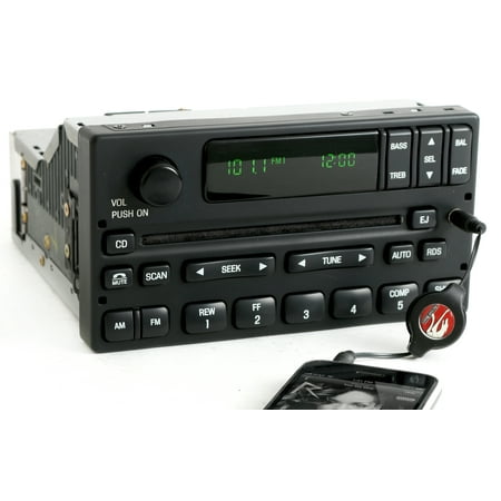 Ford Pickup Radio - 1999-2004 Ford F150 Pickup Radio AM FM CD w Auxiliary 3.5mm Input 1L3F-18C869-AA - Refurbished