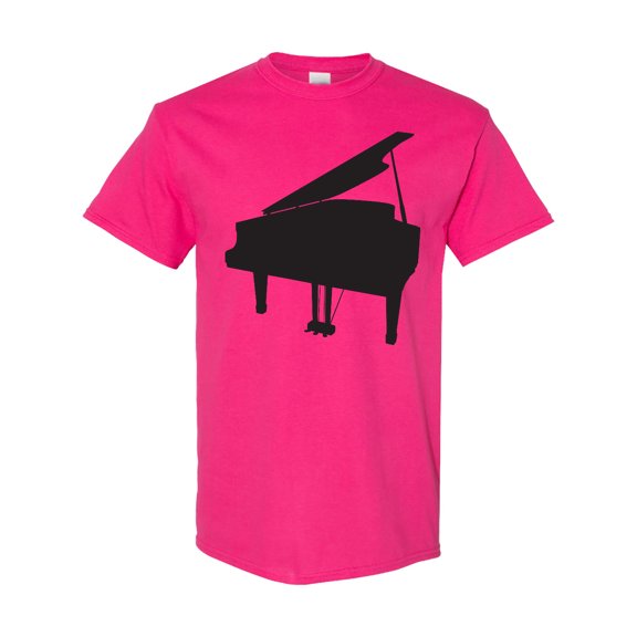 Inktastic Piano Silhouette T-Shirt