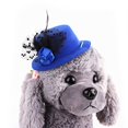 thumbnail image 2 of putnchl Dog Cat Puppy Hat Headband Hat Headwear Pet Hat Fashion Decoration Top Hats Gentleman Fedora Dog Cap For Christmas Party, 2 of 3