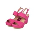 thumbnail image 5 of Women Platform Wedge Sandal - Peep Toe Wedge Heel - Slingback Heel Sandal - HK00 By Mark Maddux, 5 of 5
