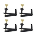 thumbnail image 1 of MERIGLARE 4 Pieces Violin Fine Tuners Anti Rust Premium Aluminum Alloy for Easy Tuning black, 1 of 9