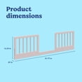 thumbnail image 5 of Graco Toddler Safety Guardrail Kit (Dowels), Blush, 5 of 6