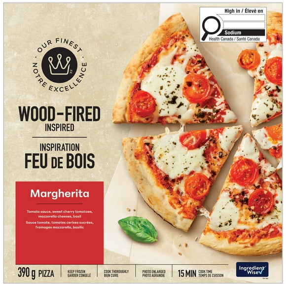 Our Finest Wood-Fired Inspired Margherita Pizza, 390 g