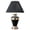 Black, variant on ORE International Metal Table Lamp, Black