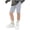 Blue, variant on fatyb Girls Cotton Shorts Knee Length Thin Shorts Elastic Waist Girls Comfortable Summer Shorts for Kids