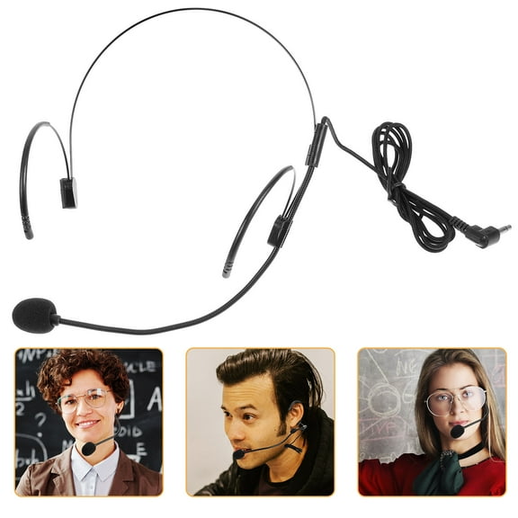 Milisten Headset Microphone 1Pack Ultra-thin Design for Indoor and Outdoor Activities Live Performance