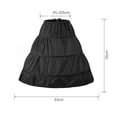 thumbnail image 3 of QUOTAY Childrens 3 Petticoat Underskirt for Formal Dress and Gowns Flower Girl Age 6-7 Years Flower Girl Dress 03_Black,One Size, 3 of 3