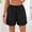 Black, variant on YTCAMLO Womens High Waisted Cargo Shorts Casual Loose Fit Hiking Shorts Lightweight Athletic Short with Pockets Drawstring Lounge Shorts, Beige S