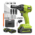 thumbnail image 1 of Llave Sin Escobillas 1/2'' Pistola Impacto Industrial Con 2 Baterías, Lab.G, Verde, 1 of 4