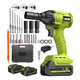 thumbnail image 1 of Llave Sin Escobillas 1/2'' Pistola Impacto Industrial Con 2 Baterías, Lab.G, Verde, 1 of 4