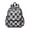 Alien Peace Sign Iridescent Pattern, variant on Alien Peace Sign Iridescent Pattern Cute School Backpack with Padded Back and Adjustable Shoulder Straps 13.4"x11"x4.7"