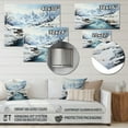 thumbnail image 4 of Designart "Arctic Serenity Alaska II" Winter Landscape Metal Wall Decor, 4 of 5