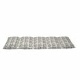 thumbnail image 2 of Feathers Floor Pillow Lounger Cover, Arrangement of Types of Quills in Vivid Tones Grey Splashes Image Print, Nap Mat Printed Fabric Case for 5 Pillows, 88" x 36", Multicolor, by Ambesonne, 2 of 5