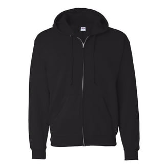 Hanes Men's EcoSmart Fleece Full-Zip Hooded Jacket, Cotton