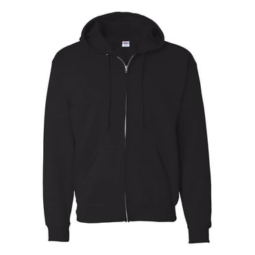 Hanes Men's and Big Men's Ecosmart Fleece Full Zip Hooded Jacket, up to ...