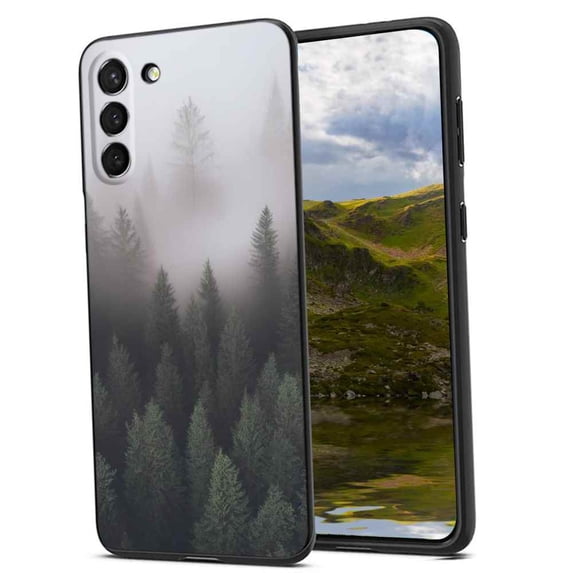 Foggy-Forest-127 Phone Case, Degined for Samsung Galaxy S23+ Plus Case Men Women, Flexible Silicone Shockproof Case for Samsung Galaxy S23+ Plus